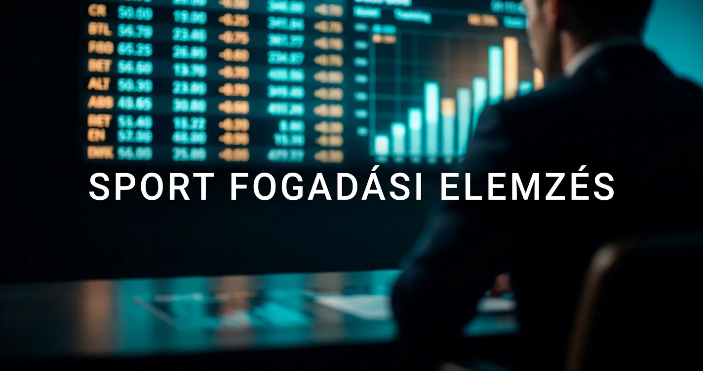 Digitális odds-tábla és elemzői grafikonok absztrakt kompozíciója